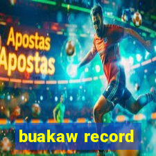 buakaw record